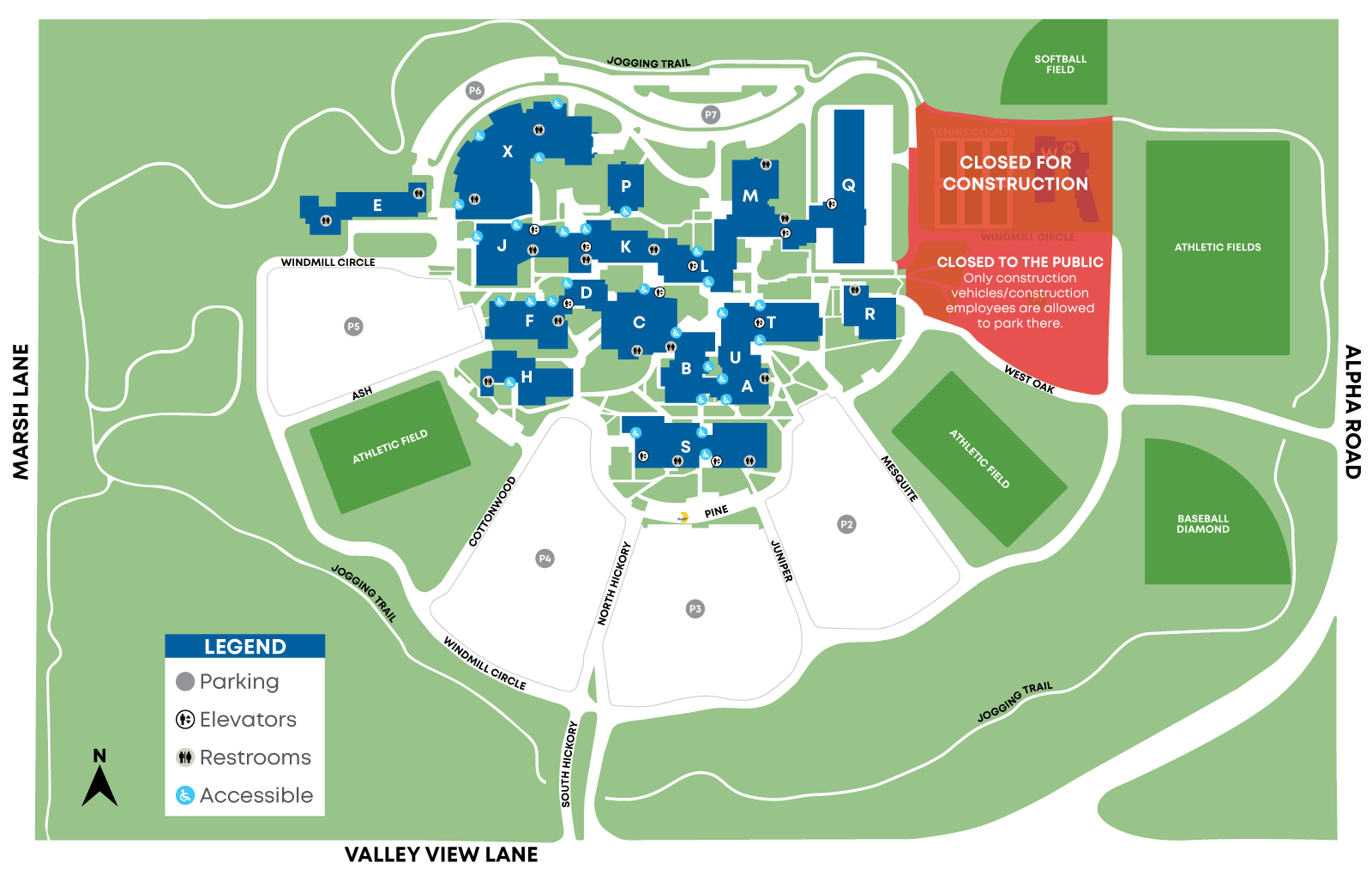 Brookhaven College Map