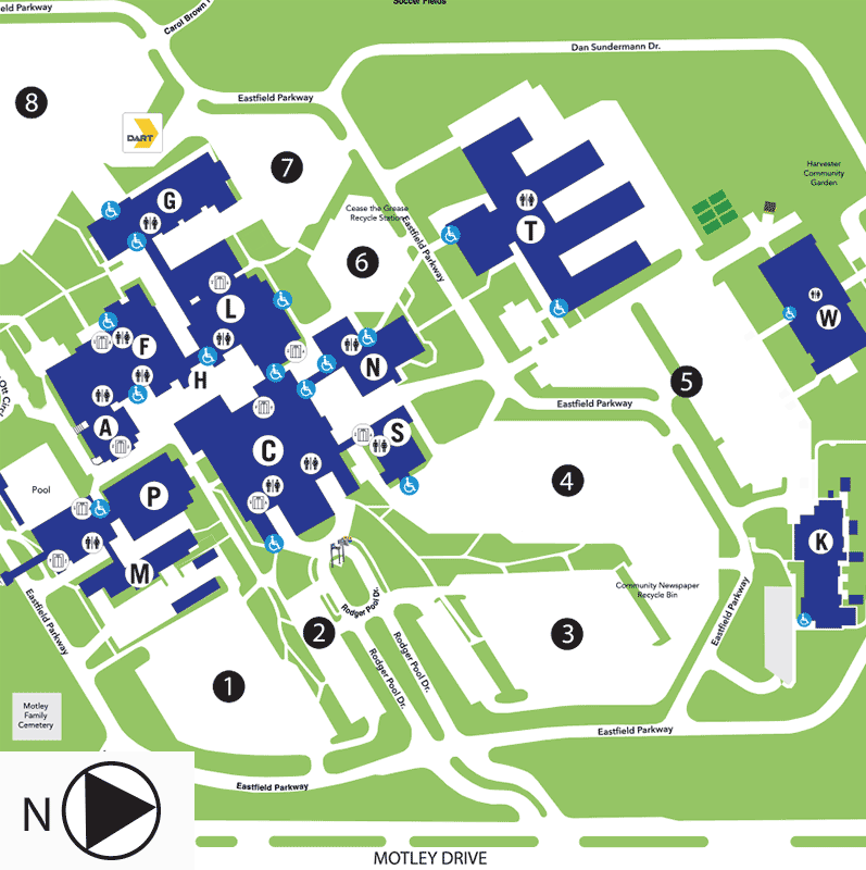 Eastfield Campus Map Eastfield Maps Dallas College