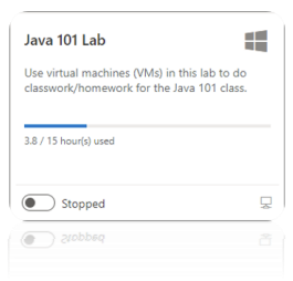 simply closing your RDP session without stopping the virtual machine may continue to      use your quota